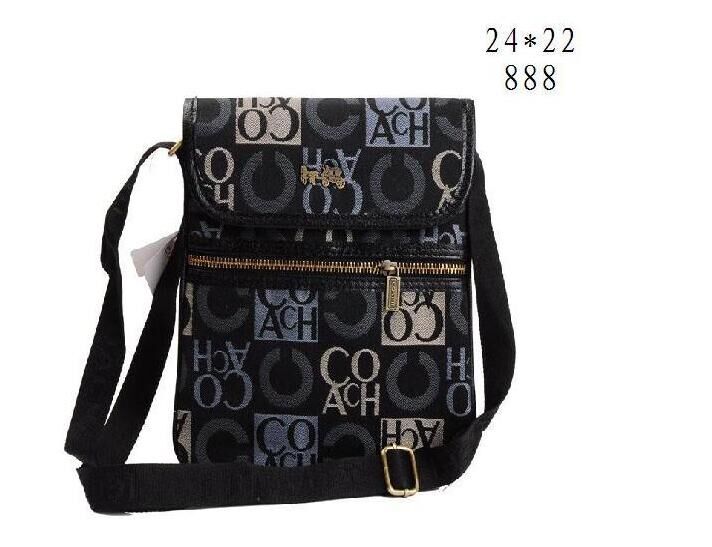 Coach Colorful Fashion Signature Small Black Multi Crossbody Bags FEH